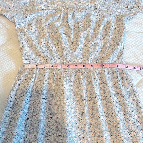 Anthropologie Monteau tiered flutter-sleeve dress - Picture 11 of 12